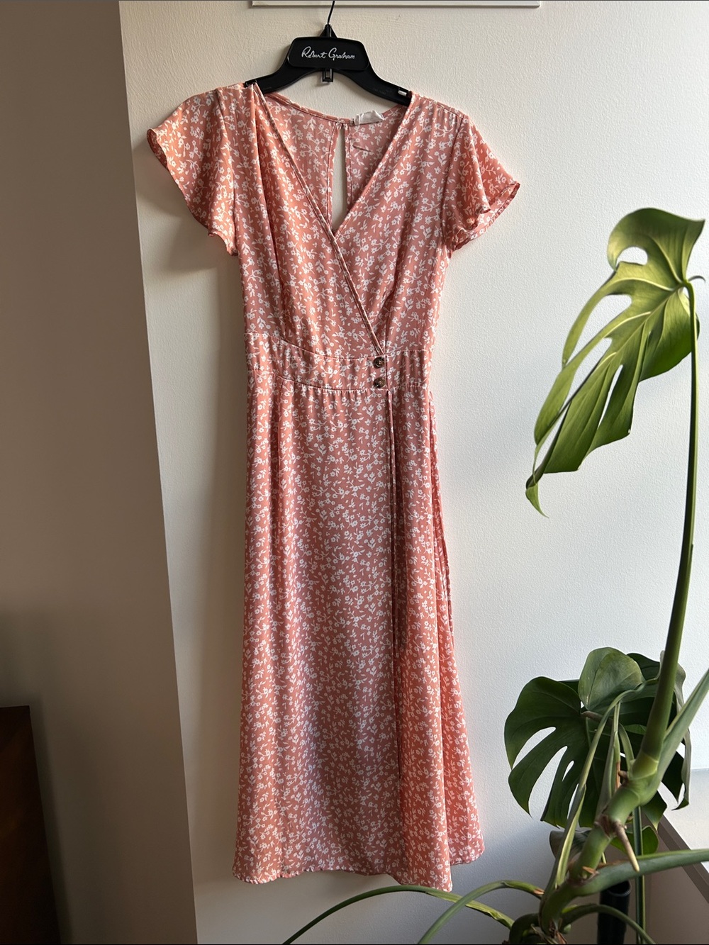 Sienna Sky Pink Floral Wrap Dress